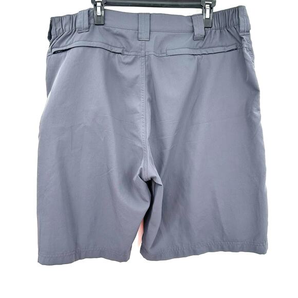 Wrangler Size 40 Shorts Gray Straight Leg Workwear Uniform Business Zip Pockets - Picture 2 of 4